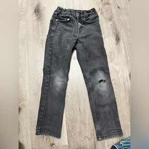 Gray-Black Almost There size 7 skinny fit zipper adjustable